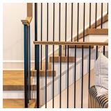 $204 50 PACK IRON BALUSTERS FOR STAIRCASE, 1/2" X