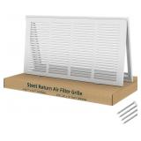 FANCAT RETURN AIR FILTER GRILLE FOR 24X12 DUCTS, S