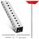 $143 9.45 FT H X 2 IN W SQUARE SIGN POST WITH 7/16