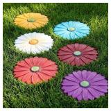 $104 LANDICAL 6 PACK DECORATIVE STEPPING STONES FO