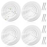 THERWEN 4 PCS 10 INCH ROUND VENT COVER, WHITE ROUN