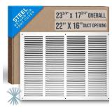 FITS 22X16 DUCT OPENING | STEEL RETURN AIR GRILLE