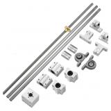 2PCS 8X800MM LINEAR MOTION RODS & 8MM LEAD SCREW &