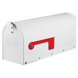 BLISSBOARD WHITE MAILBOXES FOR OUTSIDE POST MOUNT,