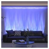 $120 TACAHE RGBW DYNAMIC WAVE WALL LIGHT - FLOWING