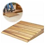 $136 WOODEN THRESHOLD RAMP FOR HOME STEPS, 9" RISE