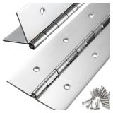 2 PCS HEAVY DUTY PIANO HINGE 48 INCH X 3 INCH WIDT