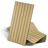 WADILE PEEL AND STICK WOOD SLAT WALL PANELS 12"X24