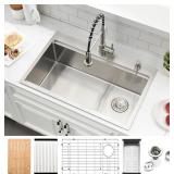 $273 30 INCH DROP IN KITCHEN SINK WORKSTATION - SZ