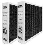 $110 2 PACK X7935 20X20X5 MERV 16 AIR FILTER REPLA