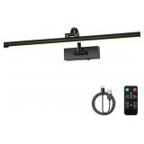DESOOP DIMMABLE BLACK PICTURE LIGHTS WITH REMOTE A