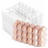 160 PCS 12 COUNT PLASTIC EGG CARTONS CHEAP BULK, 2