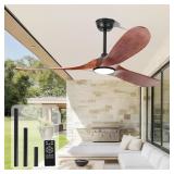 $199 HEIMO 52 INCH CEILING FAN WITH LIGHT AND REMO