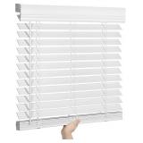 SEEYE 2 INCH FAUX WOOD BLINDS FOR INDOOR WINDOWS W