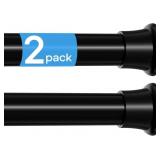 MEXAU 2 PACK SPRING TENSION CURTAIN RODS 31-76 INC