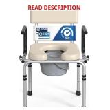 $160 DROP ARM BEDSIDE COMMODE, COMMODE TOILET WITH