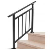 METTY METAL HAND RAILS FOR OUTDOOR STEPS 3 STEPS S