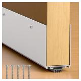 ALUMINUM DOOR DRAFT STOPPER, 1-3/4 X 36 WEATHER ST