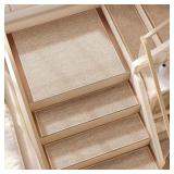 $150 15PCS STAIRS TREADS AND 2 LANDING CARPET, BRE