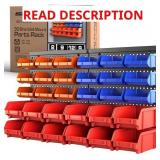 SEDY 30-BIN STORAGE RACK SYSTEM - HEAVY-DUTY GARAG
