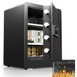 $150 DAYI SAFE BOX, 2.0 CUBIC FEET HOME SAFE WITH