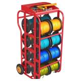 $140 WIRE SPOOL RACK,CABLE CADDY,PORTABLE WIRE HOL
