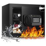 1.6 CUB FIRE PROOF SAFE FOR HOME DOCUMENTS, ANTI-T