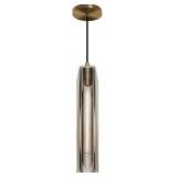 $136 KCO LIGHTING SMOKEY CRYSTAL PENDANT LIGHT ANT