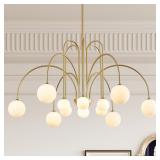 $300 CATINER LARGE SPUTNIK CHANDELIERS 12 LIGHTS M