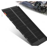 $260 VNN PORTABLE WHEELCHAIR RAMP 6FT, BLACK SEAML