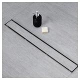 SANITEMODAR LINEAR SHOWER DRAIN, 2 IN 1 TILE INSER