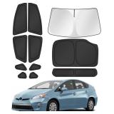 CANVCLE WINDOW SHADES FOR 2010-2015 TOYOTA PRIUS H