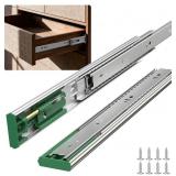 HOMDIY 6 PAIRS 24 INCH SOFT CLOSE DRAWER SLIDES, H
