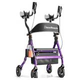 $170 BLESSREACH HEAVY DUTY UPRIGHT ROLLATOR WALKER