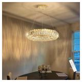 $175 HAIXIANG MODERN CHANDELIER CRYSTAL LED DIMMAB