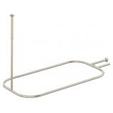 PRETTYHOME SHOWER CURTAIN ROD HOOP SQUARE SHAPE BA