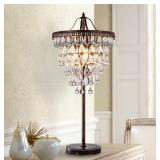 $147 TOCHIC 3 LIGHTS CRYSTAL TABLE LAMP FOR LIVING