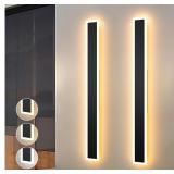 $160 2 PCS MODERN OUTDOOR WALL LIGHTS 57.5INCH DIM