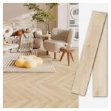 MULGREAT PEEL AND STICK FLOOR TILE, 54 SQ.FT 36 PI