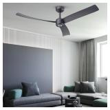 $130 TALOYA 52 INCH CEILING FANS WITH LIGHTS LED R
