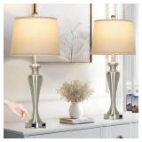 RUZECTT 30" TABLE LAMPS SET OF 2, 3-WAY DIMMABLE T