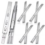 20 INCH DRAWER SLIDES 4 PAIRS (8PCS) SOFT CLOSE 3