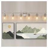 BATHROOM VANITY LIGHT FIXTURES, BATHROOM 6-LIGHTS