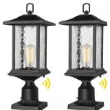 $136 BEIONXII DUSK TO DAWN OUTDOOR POST LIGHTS, 21