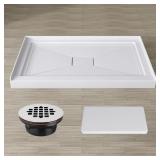 $247 GETPRO SHOWER PAN BASE 48 IN. L X 32 IN. W CE
