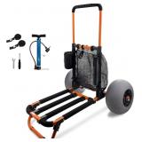 $140 BEACH TROLLEY CART WITH 12INCH BALLOON WHEELS