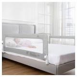 $116 COMFYBUMPY 2-PACK BED RAIL FOR TODDLERS 55.5"