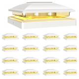 VOLISUN SOLAR POST CAP LIGHT OUTDOOR WATERPROOF 16