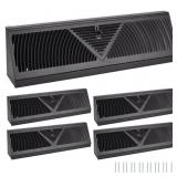 4 PACK 18 INCH BASEBOARD REGISTER (DUCT OPENING SI