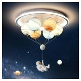 $338 CARTOON ASTRONAUT CELL LIGHT BOYS ROOM MODERN